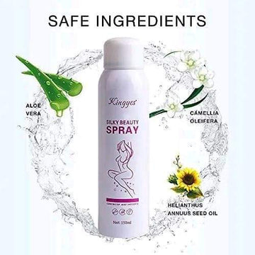 Natural Painless Hair Removal Spray for Smooth Skin and Gentle Grooming