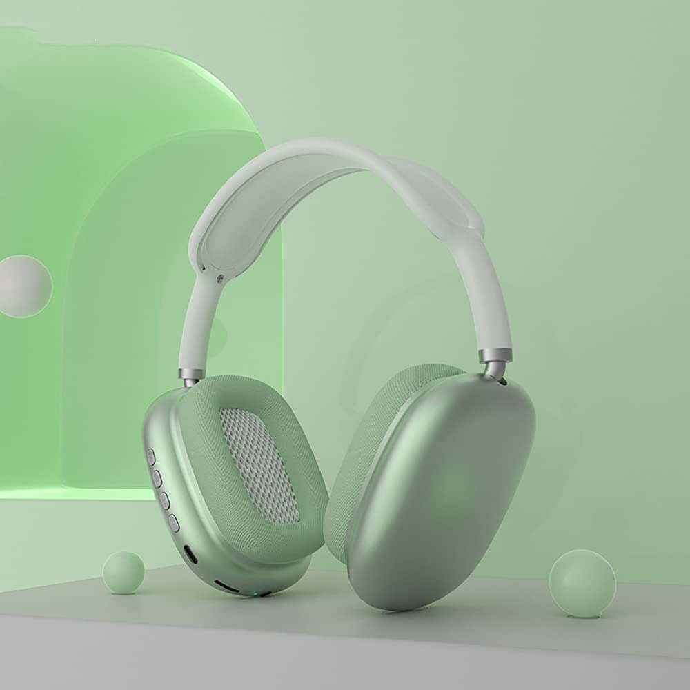 P9 Over-Ear Wireless Headphones with deep bass, noise cancelling, and foldable Bluetooth design