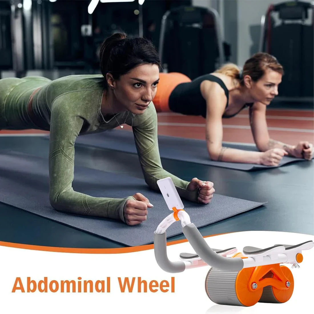 Smart Ab Roller – Dual Support with Timer