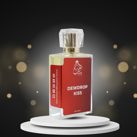 Dewdrop Kiss perfume bottle – romantic floral scent for women