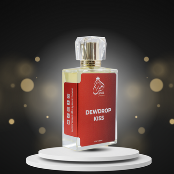 Dewdrop Kiss perfume bottle – romantic floral scent for women
