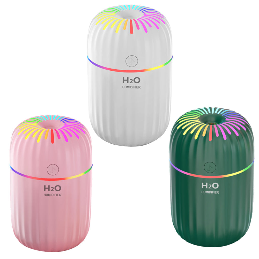 3-in-1 LED Humidifier with Aroma Diffuser and Air Purifier for Home & Office
