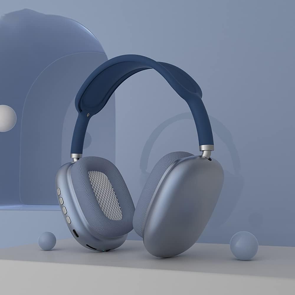 P9 Over-Ear Wireless Headphones with deep bass, noise cancelling, and foldable Bluetooth design