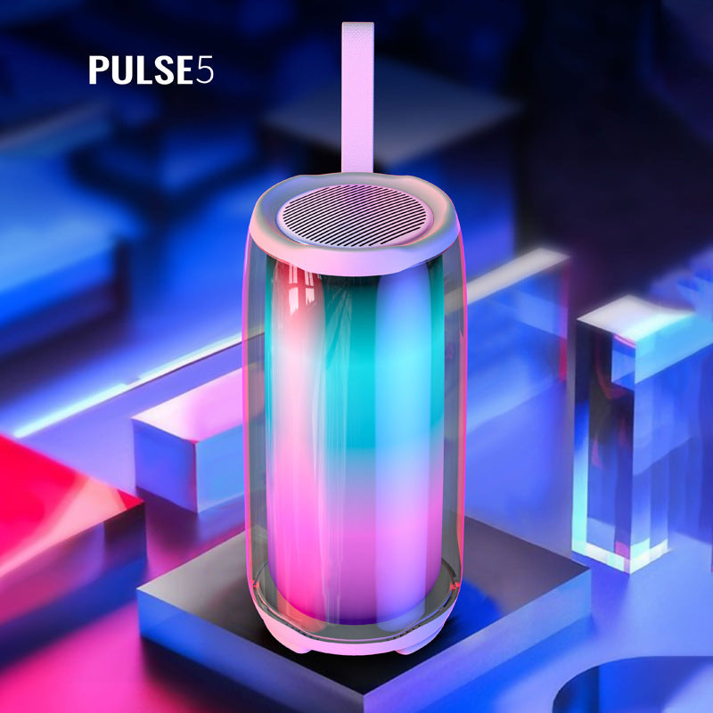 Pulse 5 RGB wireless Bluetooth speaker with 360° sound and LED light show