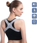 Smart adjustable posture corrector with USB sensor – wearable back support for men and women