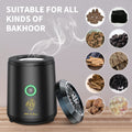 Smart Arabic Incense Diffuser with USB recharge, flameless bukhoor burning, and portable design