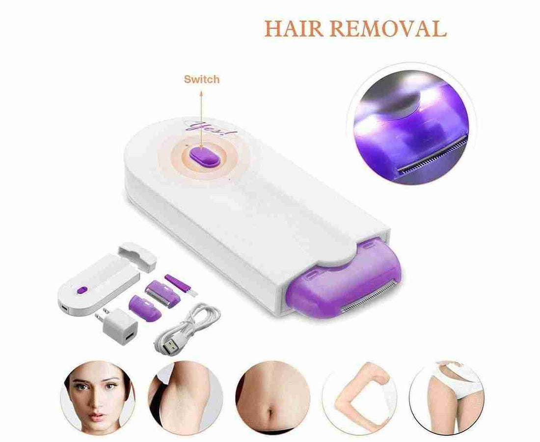 Smooth Finish Hair Remover for Women – Painless and Precise Facial Epilator