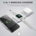 Wireless Charging Pad for Phone, Watch, and Earbuds – 3-in-1 Qi Fast Charger Dock